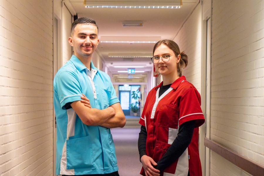 Studenten Anas en Luna