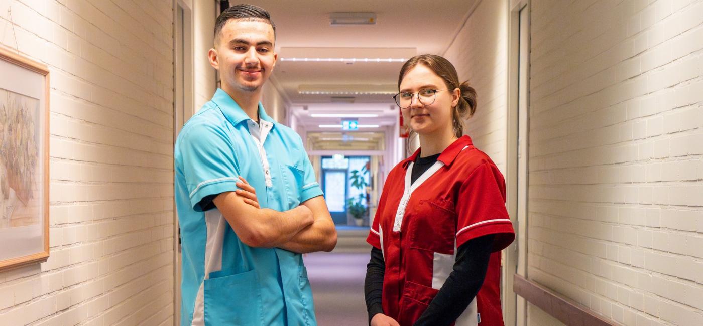 Studenten Anas en Luna
